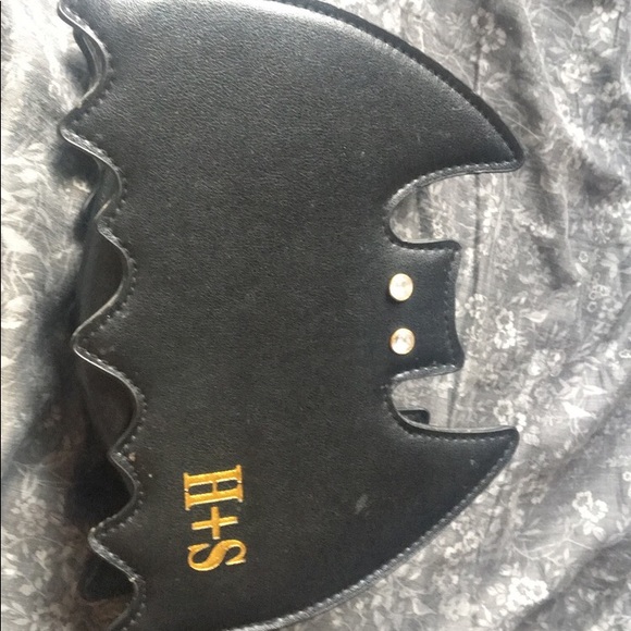 Black bat purse - Picture 1 of 2